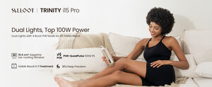 Salloot Trinity i15 Pro: High-End Salon-Grade Dual-Light IPL Hair Removal device for At-Home Use