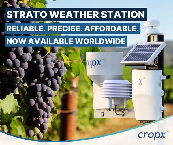 CropX is releasing Strato 1, a professional in-field weather station that enhances on-farm decision-making with hyperlocal precision data that feeds into the CropX farm management system. Users optimize operations, boost yields and reduce irrigation for greater farm profitability and sustainability.