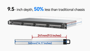TerraMaster Launches D4-320U Ultra-Short 4-Bay Rackmount USB3.2 10Gbps Expansion Enclosure, Enabling Easy Expansion for NAS and Servers