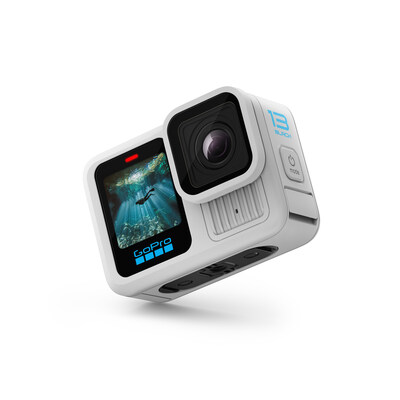 GoPro (NASDAQ: GPRO) announced its flagship HERO13 Black camera is available in a limited edition Polar White colorway. Available today for $399.99.
