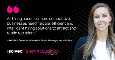 isolved Expands Hiring Innovation to Help Organizations Optimize Time to Hire, Long-Term Fit and Candidate Nurturing. isolved Expands Hiring Innovation to Help Organizations Optimize Time to Hire, Long-Term Fit and Candidate Nurturing.