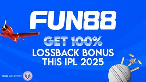 FUN88 Announces Exciting 100% Lossback Bonus on IPL Exchange Bets