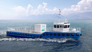 Ampotech Provides Electric Fleet Management Platform for Singapore's largest Electric Supply Vessel