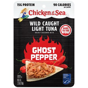 NEW FLAVOR ALERT! CHICKEN OF THE SEA® LAUNCHES ITS MOST INTENSE TUNA PACKET YET - GHOST PEPPER - AVAILABLE FOR A LIMITED TIME ONLY