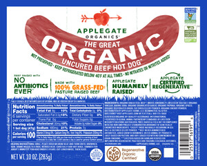 Applegate Farms, LLC Beats 2025 Regenerative Goal, Transitions All Beef Hot Dogs to 100% Certified Regenerative Beef