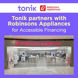 Tonik partners with Robinsons Appliances for Accessible Financing