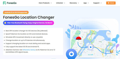 [2025] FonesGo Location Changer Update: How to Spoof on Pokémon GO for iOS via Android with Bluetooth Connectivity