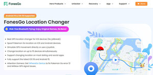 [2025] FonesGo Location Changer Update: How to Spoof on Pokémon GO for iOS via Android with Bluetooth Connectivity