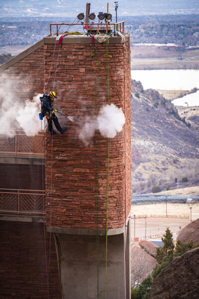 KNA cleans and restores Red Rocks Amphitheatre