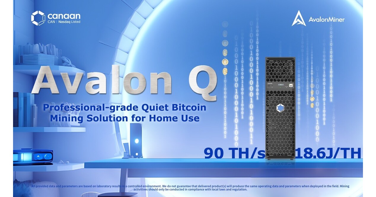 Canaan Unveils Avalon Q at Mining Disrupt 2025: a Professional-Grade Quiet  Bitcoin Mining Solution for Home Use