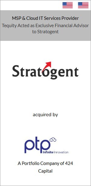Tequity Advises Stratogent on Acquisition by PTP