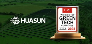 Huasun é apontada pela TIME como uma das principais empresas de tecnologia verde do mundo em 2025 por seus avanços em energia solar HJT