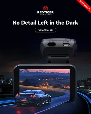 Redtiger Launches ViewClear 70 Dash Cam for Night Driving