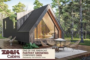 Zook Cabins Named to Financial Times Americas' Fastest Growing Companies 2025