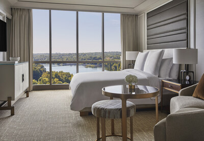 Newly renovated Lake View Suite at Four Seasons Hotel Austin.