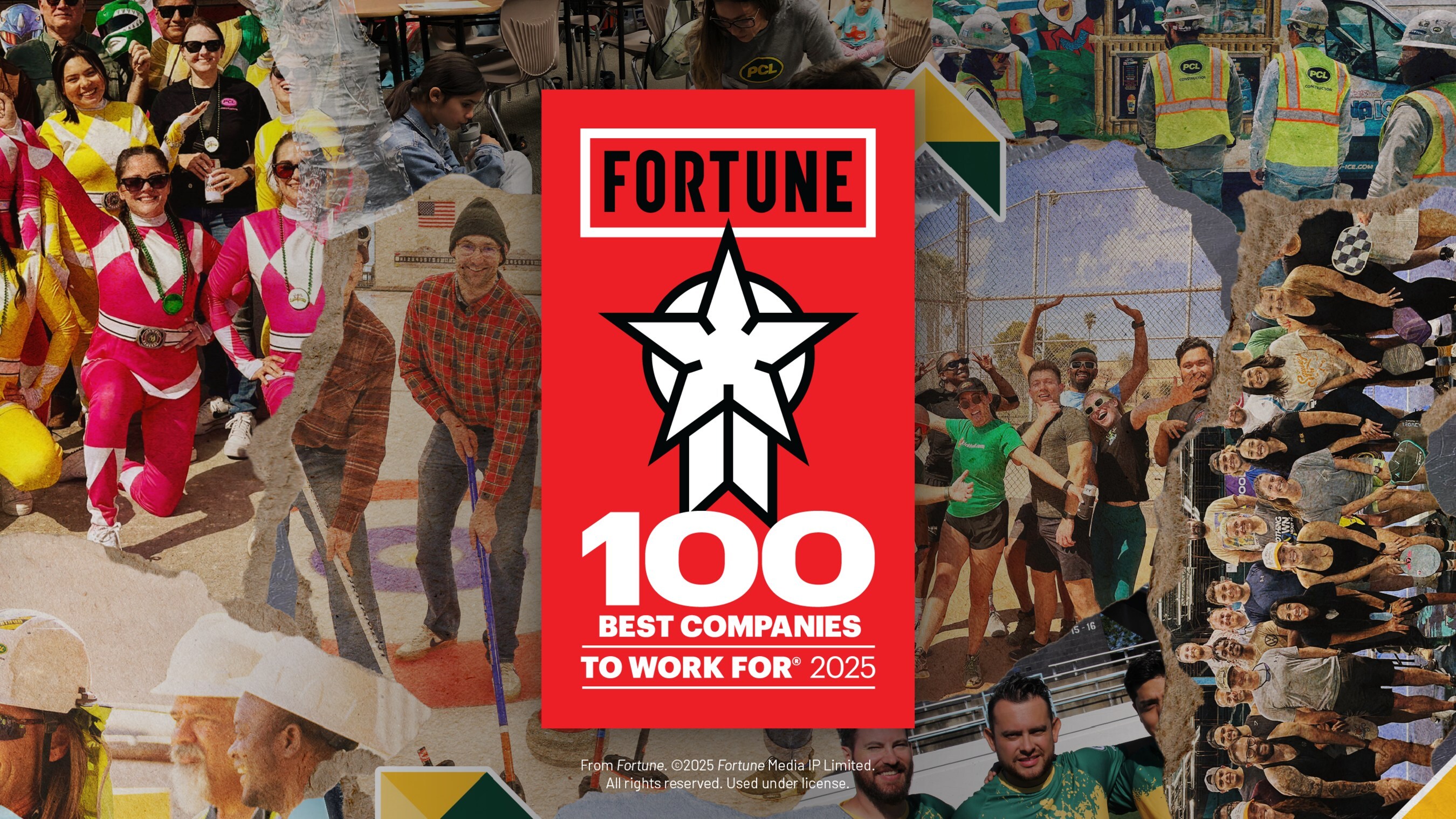 Fortune Media and Great Place To Work Name PCL Construction to '100 Best Companies to Work For' in 2025, Ranking No. 91