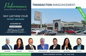 Performance Brokerage Services Advises on the Sale of Ray Laethem Chrysler Dodge Jeep Ram in Detroit, Michigan to Top-150 Dealership Group, Golling Automotive Group