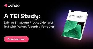 Study Reveals Pendo Customers Achieved 396% ROI By Improving Software Experiences for Employees