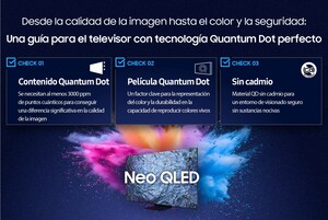 Samsung eleva el estándar en calidad de imagen con tecnología Quantum Dots