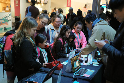 Students enjoy National AI Literacy Day. Students enjoy National AI Literacy Day.