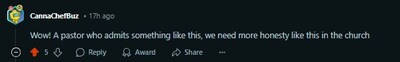 Reddit Comment