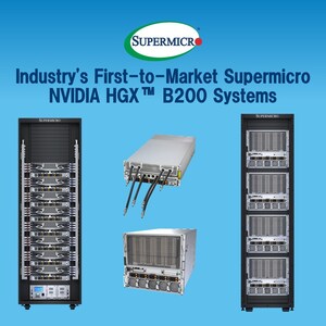 Os sistemas NVIDIA HGX™ B200 são os primeiros do mercado a demonstrar liderança excepcional em desempenho de IA, comprovada pelos resultados do MLPerf® Inference v5.0
