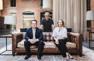 CAPE from left to right:  Casey Ritts, Co-founder and CEO; Pete Gosselin, Co-Founder and CCO; and Mimi Powell, Managing Director