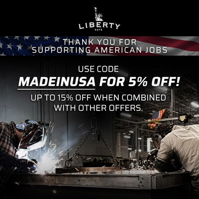 Liberty safe announces promotion as thank you to customers.