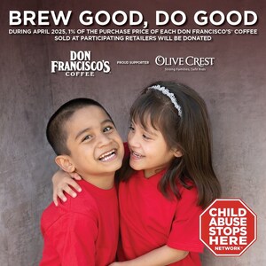 Don Francisco's Coffee Partners with Olive Crest to Support Families During National Child Abuse Prevention Month