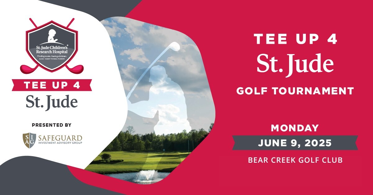Tee Up 4 St. Jude: Charity Golf Tournament Comes to Bear Creek Golf Club on June 9