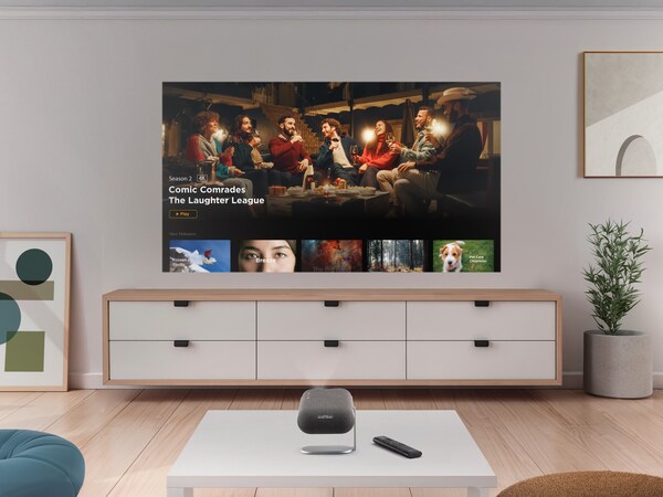 ViewSonic is launching the M1 Max, a smart portable projector designed for modern lifestyles. With built-in Google TV, Full HD 1080p visuals, Harman Kardon sound, and a signature 360° 3-in-1 stand, it adapts effortlessly to any environment or angle.