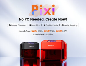 AlgoLaser presenta Pixi: simplificando el grabado láser inteligente como nunca antes