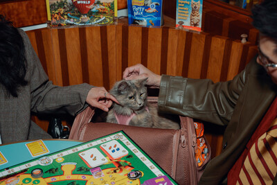 “Adventures in Friskies World” gives cat lovers and board game enthusiasts an opportunity to ditch the screens and reconnect with friends and family. While created for humans, the game comes with items to keep curious cats entertained while their owners play: a special cat toy and a classic favorite – a cardboard shipping box.