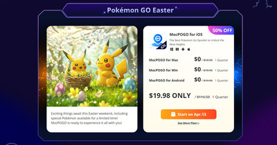 MocPOGO Easter Special Deals: The Pokémon GO Spoofer You Need for Might and Mastery 2025!
