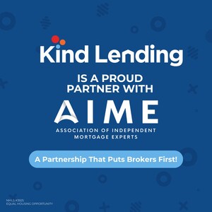 Kind Lending Partners with AIME to Support the Wholesale Mortgage Broker Community