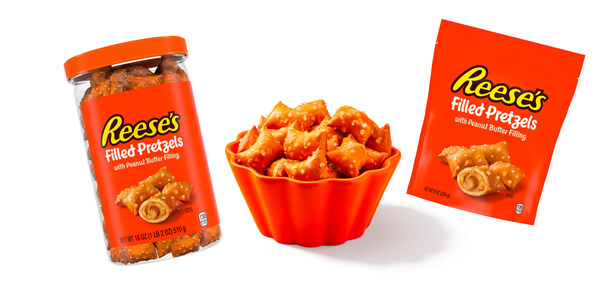 Reese’s Filled Pretzels, now available at retailers everywhere