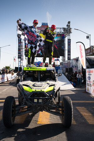 RZR FACTORY RACING CONQUERS GRUELING 2025 SCORE SAN FELIPE 250, CLAIMING UTV OVERALL WITH BROCK HEGER'S SIXTH STRAIGHT WIN IN RZR PRO R FACTORY