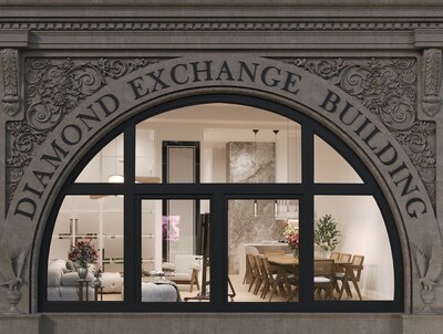 Façade of 14 Maiden Lane New York, The Diamond Exchange Building