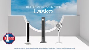 Lasko Elevates Home Cooling with Three New Fans Featuring Modern WhisperForce™ DC Technology