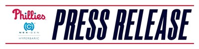Philadelphia Phillies Become First MLB Team to Partner with NexGen Hyperbaric, Bringing Hyperbaric Oxygen Therapy to Players for the 2025 Season