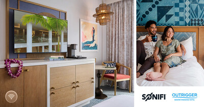 SONIFI provides guest Wi-Fi via G.hn, revenue-driving interactive features, in-room entertainment and streaming for the Waikiki Paradise Hotel.
