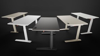 The 5th generation smart desk of Autonomous is designed with minimalism and aims to fit in and elevate modern professional workspace.