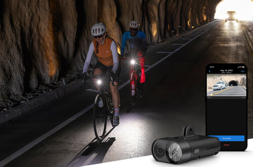 Varia Vue is equipped with a 4K camera and a headlight that emits up to 600 lumens of light intensity to help give cyclists greater peace of mind.