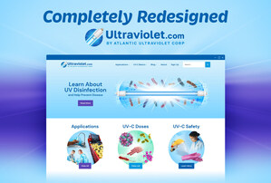 Atlantic Ultraviolet Corporation® Launches Completely Redesigned Ultraviolet.com, along with Email Newsletter, featuring Extensive Content about UV Water, Air, and Surface Disinfection