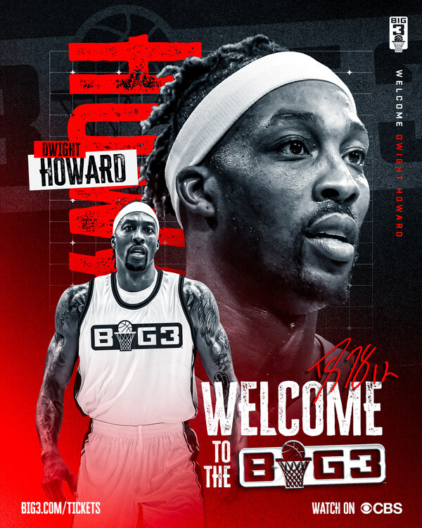 Dwight Howard joins the BIG3 as Player-Captain of the LA Riot