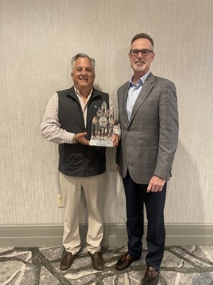 Jason Griffith, CEO of Legacy Risk Solutions, and Fred Edmond, Frankenmuth Insurance Chief Executive Officer.