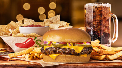 Chili’s continues to make its 3 For Me menu even more value-packed with the introduction of the all-new Big QP burger, featuring familiar fast food flavors with two slices of American cheese, mustard, ketchup, pickles, diced onions and 85% more beef than a Quarter Pounder® with Cheese*.