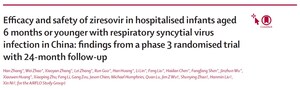 The Lancet Child &amp; Adolescent Health Publishes Phase III Trial and 24-Month Follow-Up Results of Ziresovir for RSV in Infants Under 6 Months