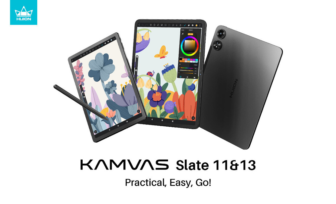 Huion が Kamvas Slate 11 と 13 を発売: 持ち運びに最適な 