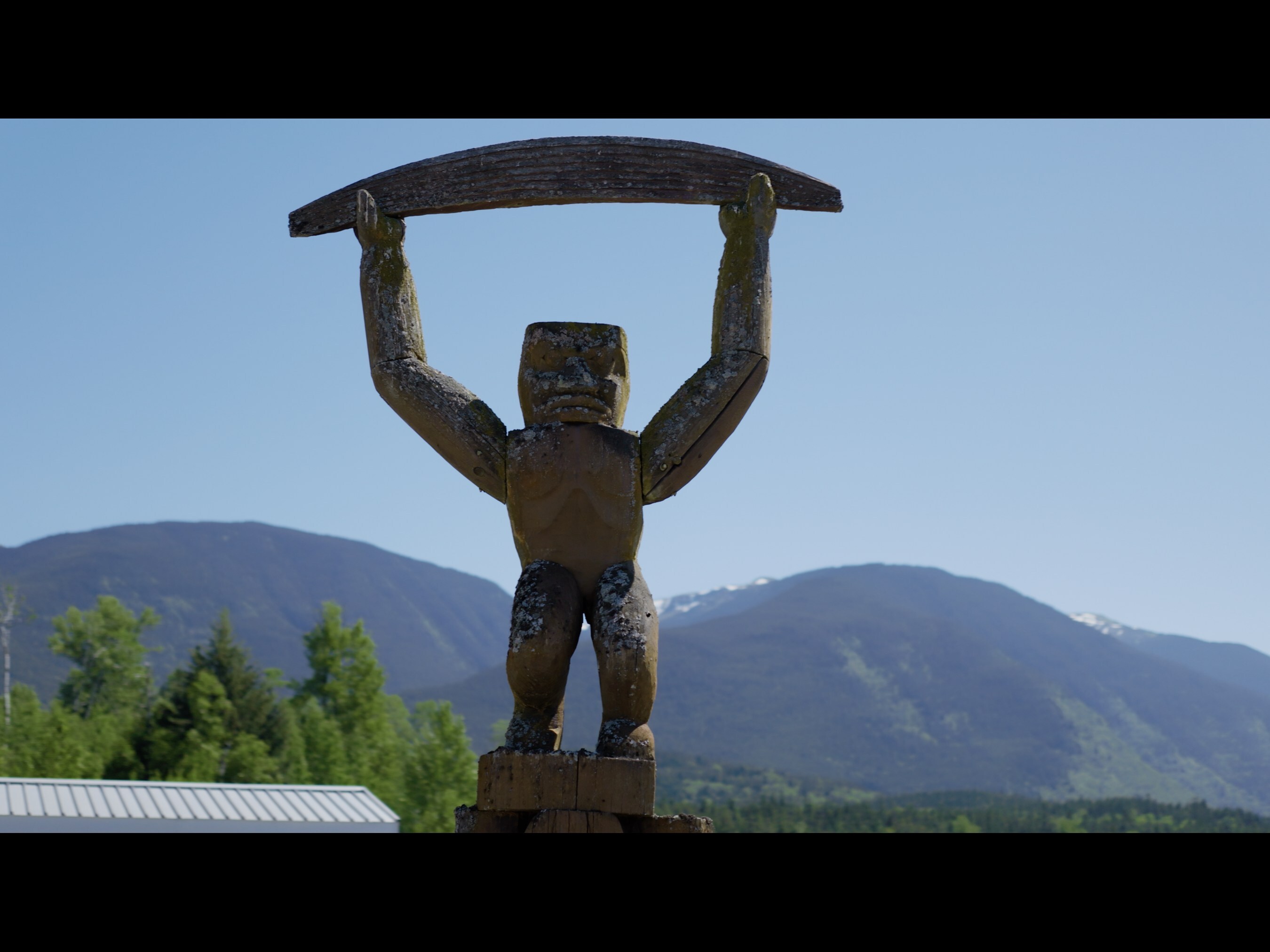 Figure of Txeemsim, also known as the Trickster or Transformer in Nisga'a culture (CNW Group/Nations Royalty Corp.)